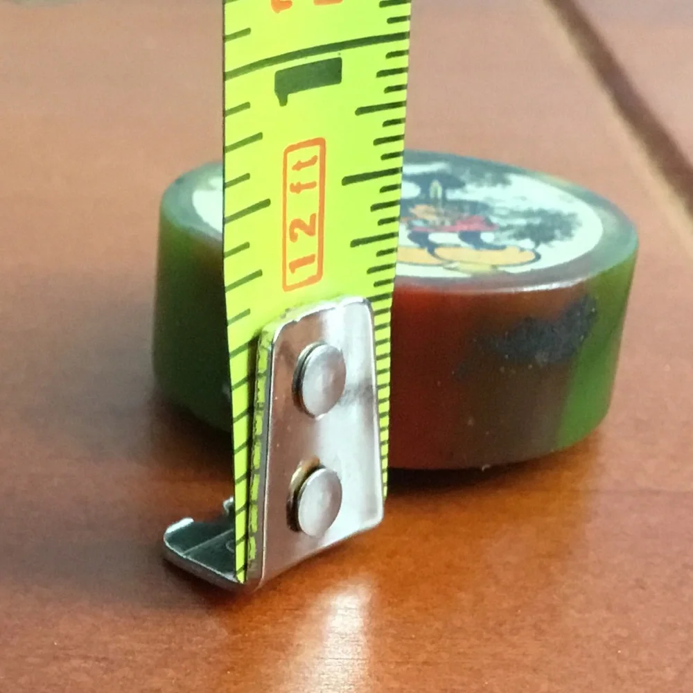 Rare Vintage Disney Mickey Mouse Bakelite Pencil Sharpener -Circa 1940's